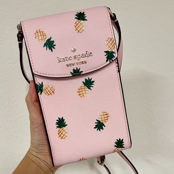 NWT! Kate Spade Pineapple Phone Crossbody - Picture 1 of 8